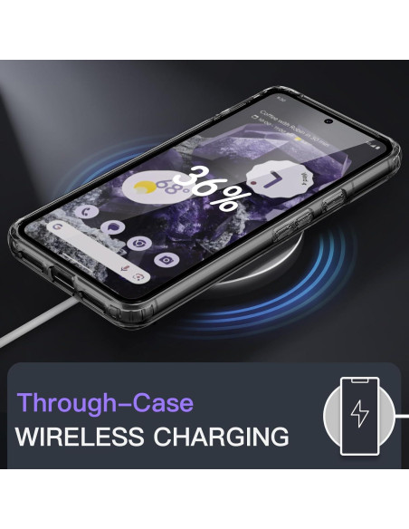 Funda JETech para Google Pixel 8 15.5cm Obsidiana a Prueba de Golpes Funda JETech para Google Pixel 8 15.5cm Obsidiana a Prueba de Golpes