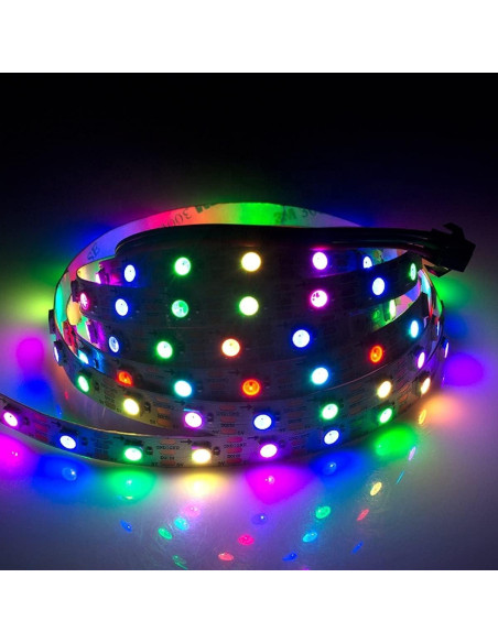 Tira LED WS2812B 5m 300 LEDs SMD 5050 RGB IP65 Tira LED WS2812B 5m 300 LEDs SMD 5050 RGB IP65