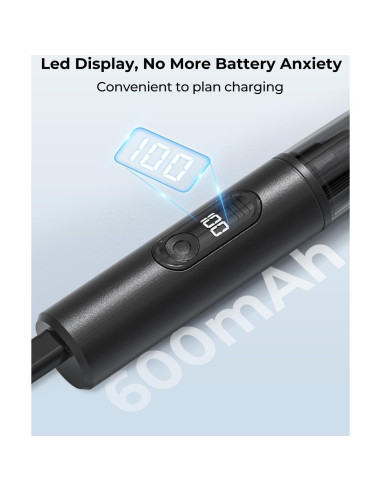 Recortador de Vello Nasal Eléctrico SUERBEATY Negro, Impermeable