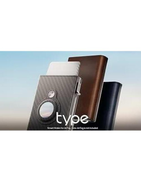 Cartera Trifold de Cuero Negro para Hombres con Soporte AirTag Cartera Trifold de Cuero Negro para Hombres con Soporte AirTag