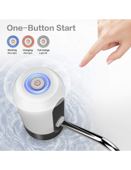 Dispensador de Agua Automático MIKOSI 5 Galones USB Recargable Dispensador de Agua Automático MIKOSI 5 Galones USB Recargable