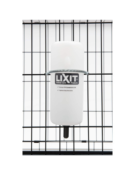 Botella de Agua Lixit 32oz para Perros Grandes y Pequeños - Blanca Botella de Agua Lixit 32oz para Perros Grandes y Pequeños - Blanca