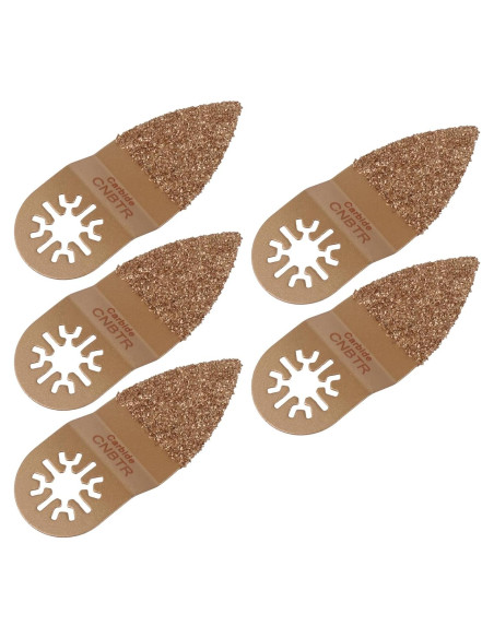 CNBTR 5 Piezas Almohadillas de Lijado Universal para Herramienta Oscilante CNBTR 5 Piezas Almohadillas de Lijado Universal para Herramienta Oscilante