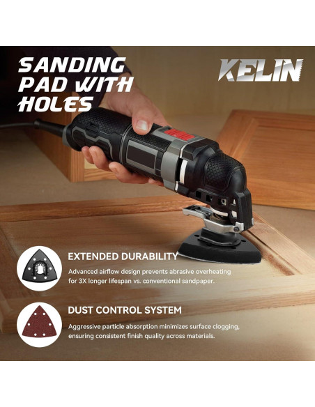 KELIN Kit de 118 Piezas Cuchillas Multiherramienta Universales KELIN Kit de 118 Piezas Cuchillas Multiherramienta Universales