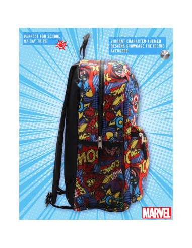 Mochila Fast Forward Avengers 16" para Niños - Azul