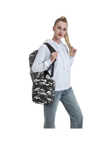Caja de Almuerzo Aislada YANGZHI Camuflaje 10L 22x11x26cm