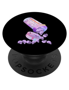 PopSockets Adhesivo PopGrip Calavera Kawaii Pastel Goth