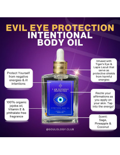 Aceite Corporal de Lujo Soulology 40ml Ojo Maligno Jojoba 2