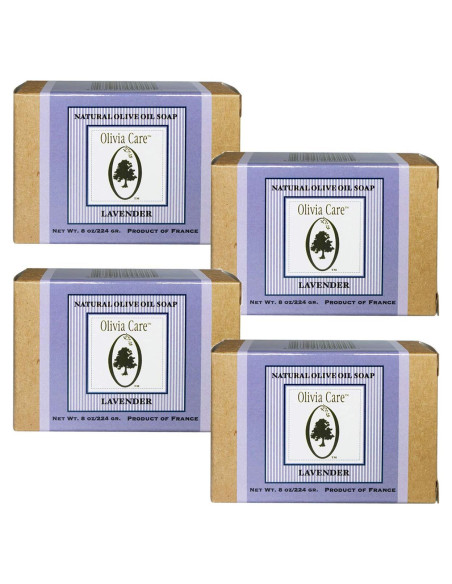 Jabón Natural Olivia Care Lavanda 4x227g Hipoalergénico Jabón Natural Olivia Care Lavanda 4x227g Hipoalergénico