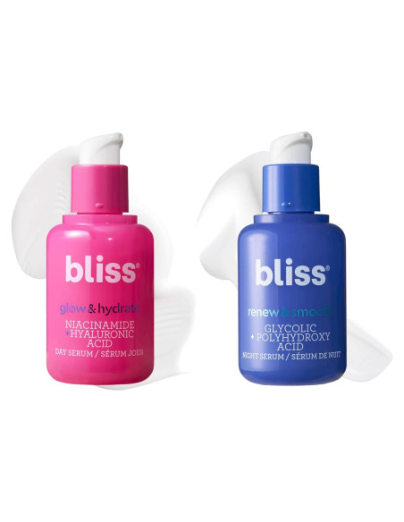 Dúo de Sérum Bliss AM+PM - Hidratación y Renovación 24h Dúo de Sérum Bliss AM+PM - Hidratación y Renovación 24h