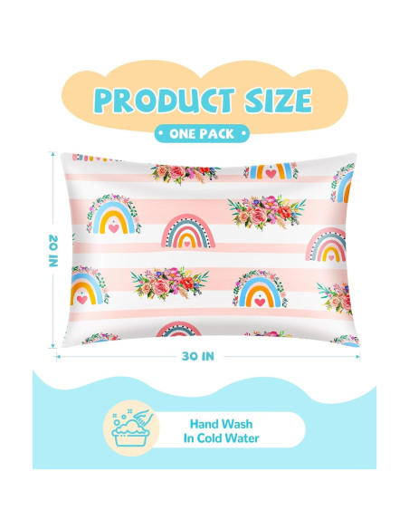 Funda de Almohada de Seda Miss Adola 50.8x76.2cm Arcoíris Funda de Almohada de Seda Miss Adola 50.8x76.2cm Arcoíris