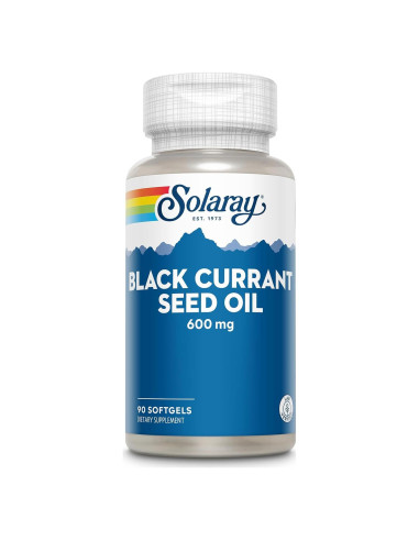 Aceite de Semilla de Grosella Negra Solaray 600 mg - 90 Gelatinas Blandas