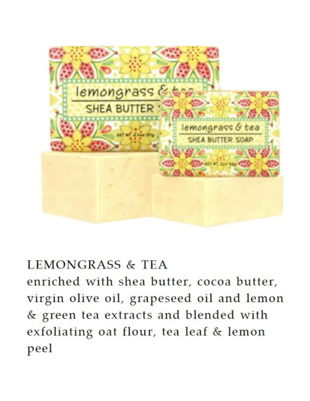 Jabón Exfoliante de Manteca de Karité Lemongrass - Set 3 Barras 181g Jabón Exfoliante de Manteca de Karité Lemongrass - Set 3 Barras 181g