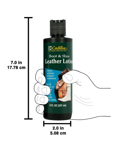 Loción para Cuero Cadillac 255g - Limpia y Protege Calzado