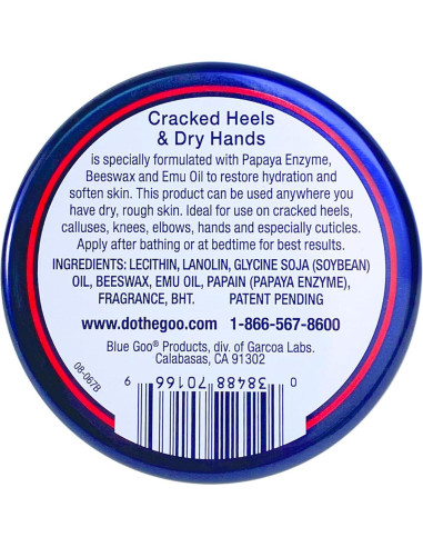 Bálsamo Hidratante Blue Goo para Talones y Manos Secas 170 g
