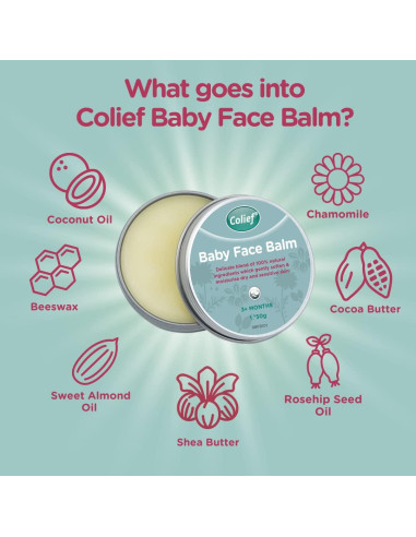 Bálsamo Facial para Bebés Colief | 100% Natural | 50 g