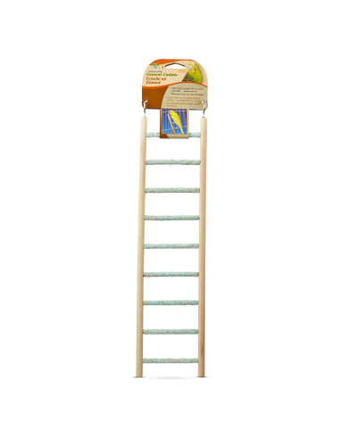 Escalera de 9 Pasos Bird-Life Penn-Plax de Cemento y Madera