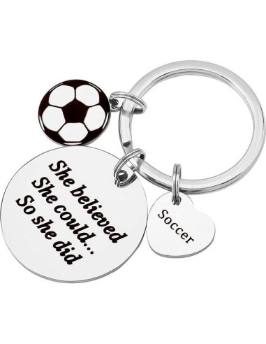 Llave de Fútbol YF de Acero Inoxidable para Regalo Inspirador