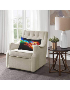 Funda de Cojín Lumbar EKOBLA 50x76 cm Microfibra Decorativa 2