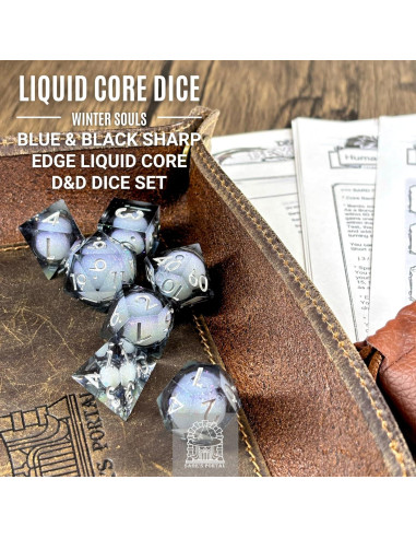 Conjunto de Dados Poliedricos Sage's Portal Almas de Invierno 7 Piezas