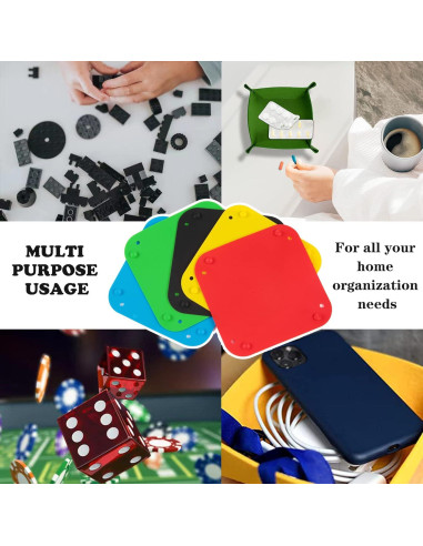 Tazones de Almacenamiento Plegables GAMELAND para Juegos de Mesa