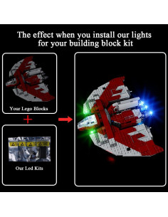 Kit de Iluminación LED Kyglaring para Lego Star Wars 75362 2