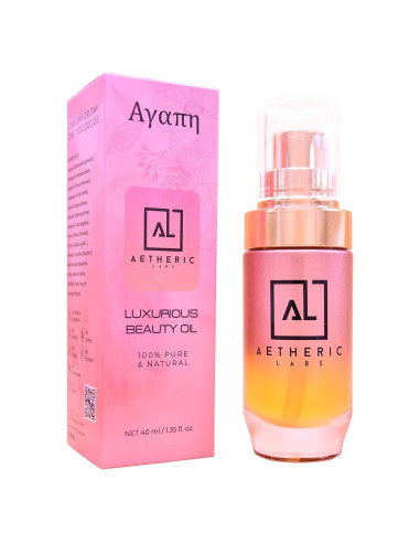 Aceite Facial Aetheric Labs 40ml - Moringa, Rosa Mosqueta y Argán