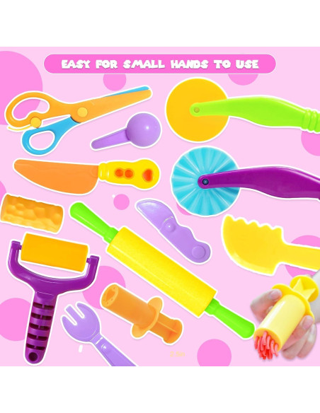 Juego de Herramientas de Plastilina AWNOGKUE 18 Piezas Juego de Herramientas de Plastilina AWNOGKUE 18 Piezas