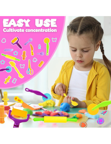 Juego de Herramientas de Plastilina AWNOGKUE 18 Piezas