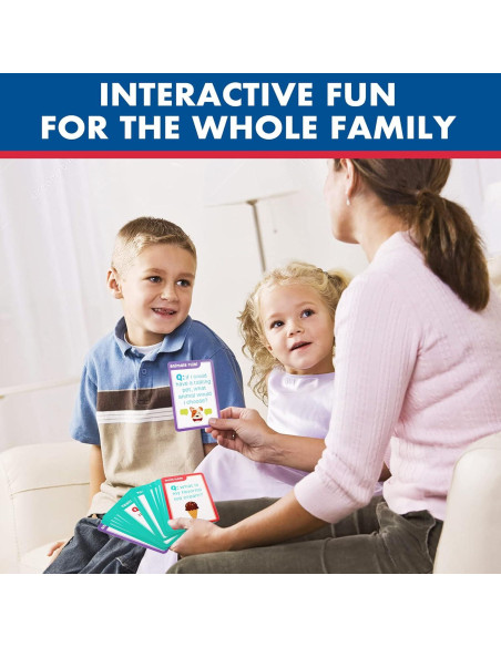 Juego de Trivia Familiar LotFancy - 60 Tarjetas Jumbo para Todas las Edades Juego de Trivia Familiar LotFancy - 60 Tarjetas Jumbo para Todas las Edades