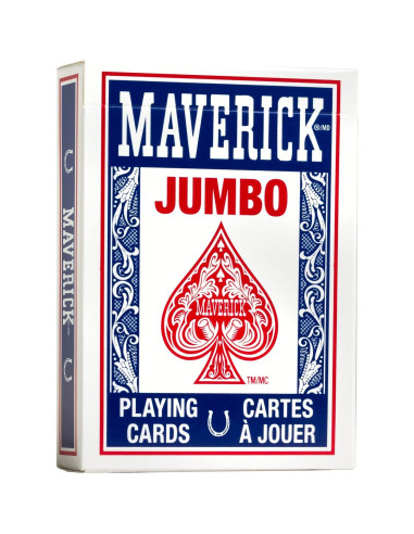 Cartas de Juego Jumbo Maverick 12 Paquetes 1.24 kg