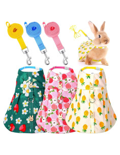 Conjunto Arnés y Correa para Conejos Weewooday - 3 Piezas