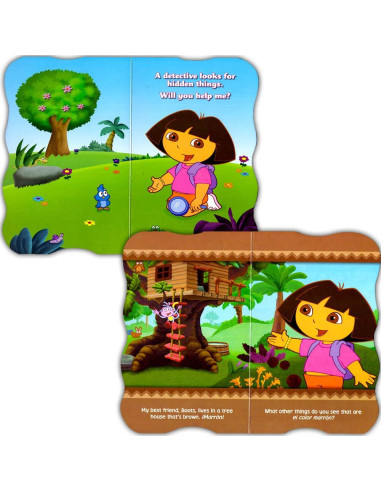 Libros de Cartón Dora la Exploradora - Paquete de 4 Libros