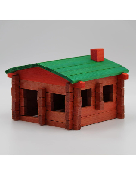 Conjunto de Construcción de Troncos Paul Bunyan 200 Piezas Conjunto de Construcción de Troncos Paul Bunyan 200 Piezas