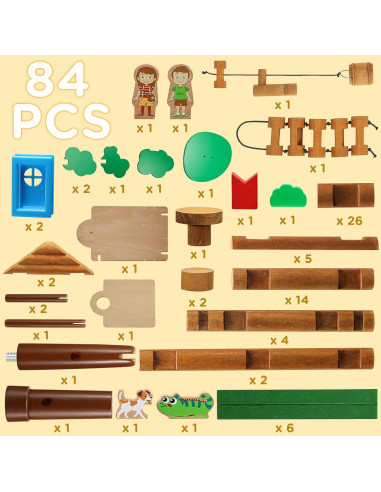 Juego de Construcción Casa en el Árbol SainSmart Jr. 2 Niveles
