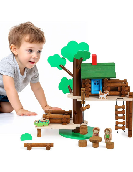 Juego de Construcción Casa en el Árbol SainSmart Jr. 2 Niveles Juego de Construcción Casa en el Árbol SainSmart Jr. 2 Niveles