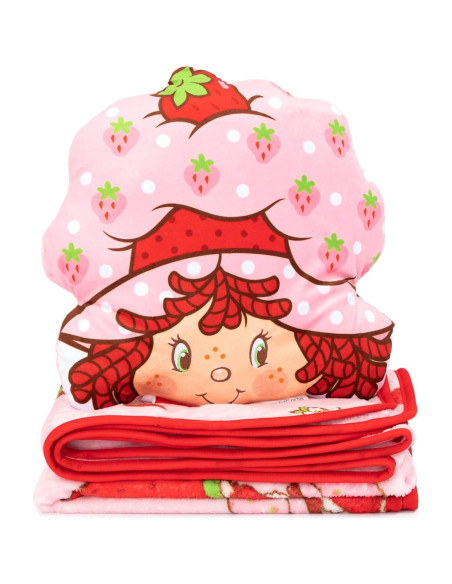 Conjunto Nogginz Fresa Cortada - Manta 102x127 cm y Almohada Conjunto Nogginz Fresa Cortada - Manta 102x127 cm y Almohada