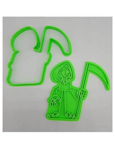 Cortador y Sello de Galletas Grim y Mandy 3D - 10.16 cm