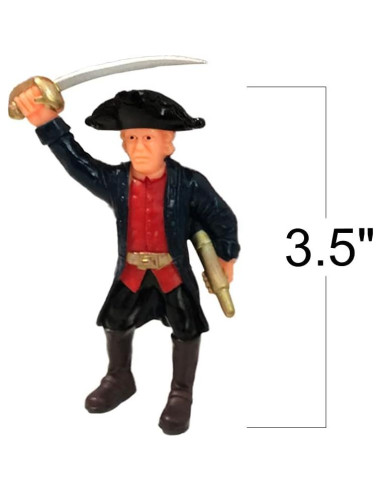 Juego de Figuras de Acción Pirata ArtCreativity - 8 Figuras 8.89 cm