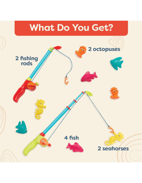 Kit de Pescador Pequeño B. toys - Juego Magnético 3+ Años Kit de Pescador Pequeño B. toys - Juego Magnético 3+ Años