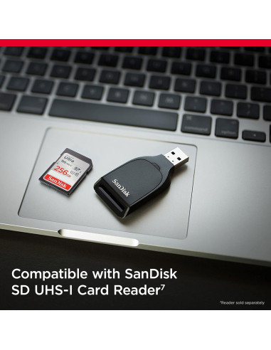 Tarjeta de Memoria SanDisk 256GB Ultra SDXC UHS-I C10 U1