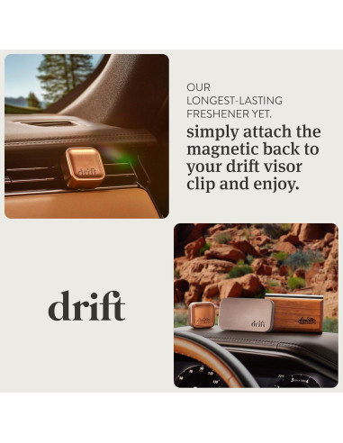 Ambientador de Auto Drift Metal - Difusor Aire Abierto 3 Recargas