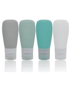 Botellas de Silicona Reutilizables Vonpri 60ml 4pack a Prueba de Fugas