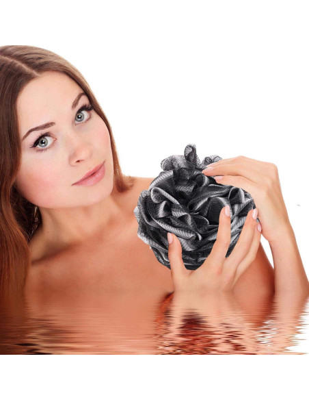 Esponjas de Ducha BTYMS 4 Piezas 75g Lufa Exfoliante Esponjas de Ducha BTYMS 4 Piezas 75g Lufa Exfoliante