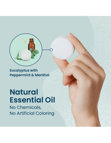 Cápsulas de Vapor de Ducha Aromaterapia Body Restore 15 Pzas Eucalipto