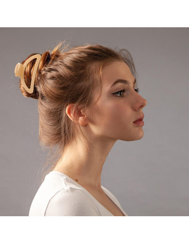 8 Clips de Garra para Cabello Sunolga - Antideslizantes y Ligeros