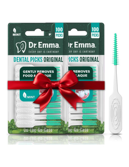 Picks Dentales Dr. Emma Menta Suave 200 Unidades Picks Dentales Dr. Emma Menta Suave 200 Unidades