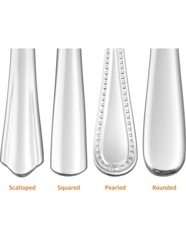 Juego de 12 Cuchillos de Cena Acero Inoxidable Amazon Basics