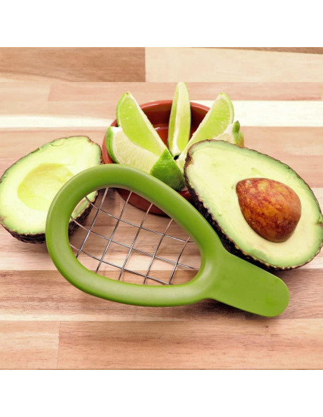 Cortador de Aguacate Reluen 3 en 1 - Mango Ergonómico 16 cm Cortador de Aguacate Reluen 3 en 1 - Mango Ergonómico 16 cm