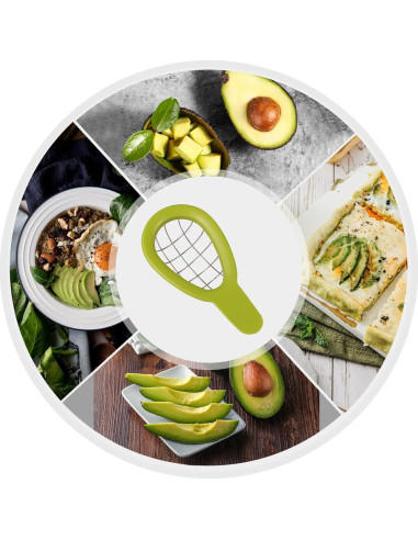 Pelador de Aguacate ACOODE con Cuchilla de Acero Inoxidable